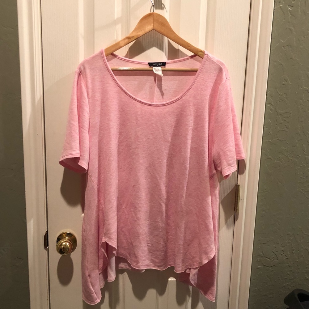 Botanique pink shirt 1x